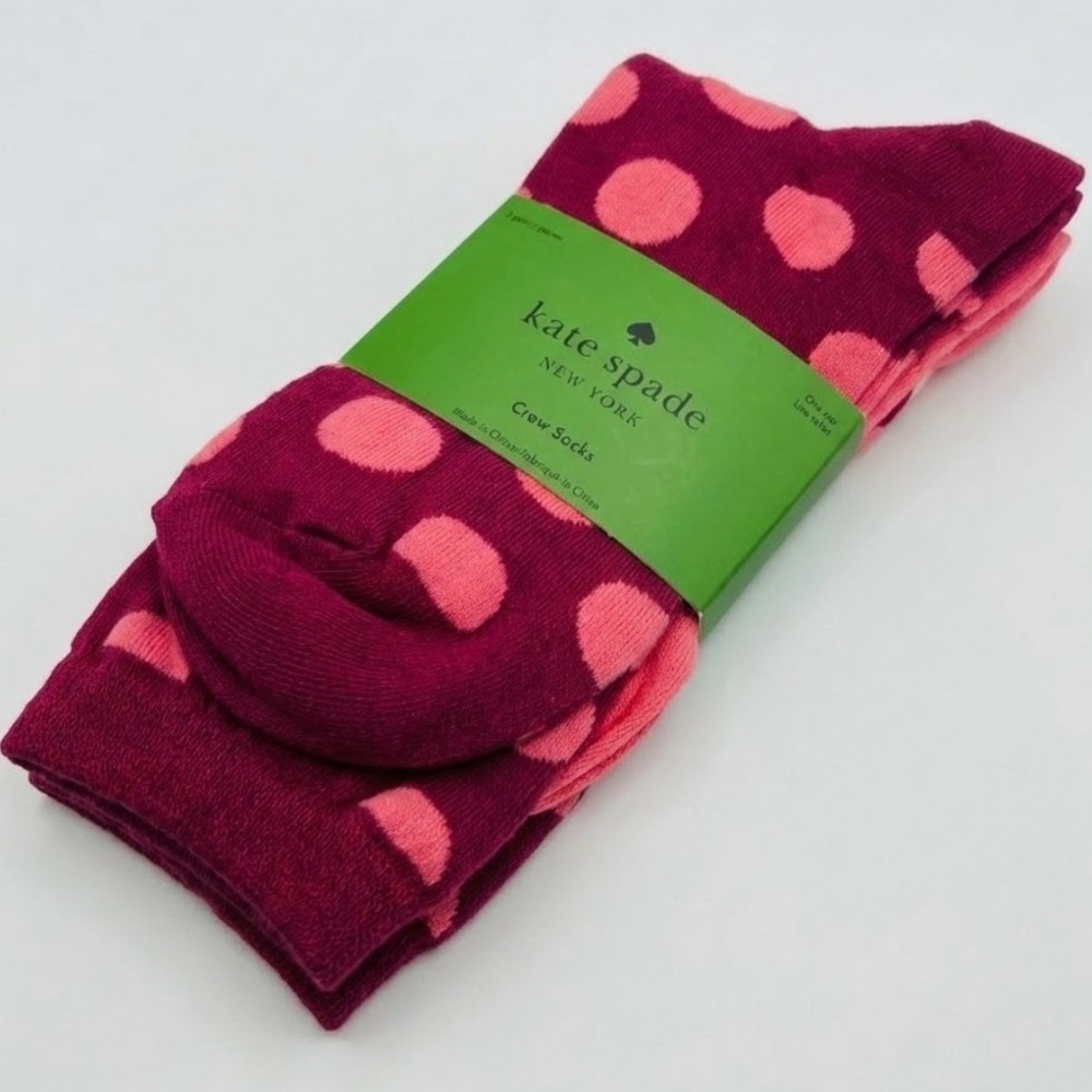 Kate Spade New York Crew Socks 3-Pack